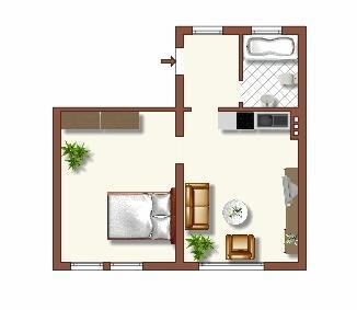 Foto - 2 Zimmer Erdgeschoßwohnung zur Miete in Duisburg