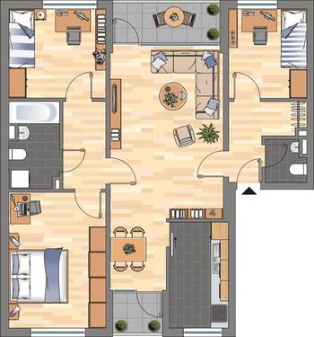 Foto - 4 Zimmer Etagenwohnung zur Miete in Braunschweig