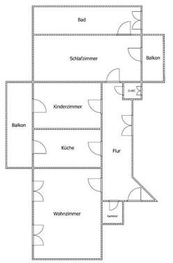 Foto - Etagenwohnung zur Miete in Düsseldorf