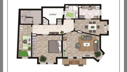 Foto - 4 Zimmer Etagenwohnung zur Miete in Heilbad Heiligenstadt