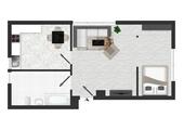 Foto - 1 Zimmer Etagenwohnung zur Miete in Rabenau