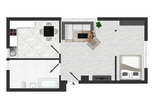 Foto - 1 Zimmer Etagenwohnung zur Miete in Rabenau