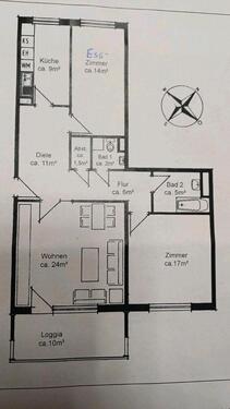 Foto - schöne 2,5 Zi Wohnung in MA-Käfertal