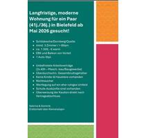 ein Mietgesuch in Bielefeld als Mieter