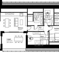 Helle und moderne Mietwohnung - 1.395,00&nbsp;EUR Kaltmiete, ca.&nbsp; 111,16&nbsp;m&sup2; in Bad Bentheim (PLZ: 48455)