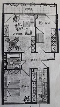Foto - 3 Zimmer Hochparterre zur Miete in Worms