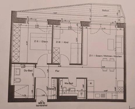 Foto - Erstbezug: ruhige 3-Zimmer Neubauwohnung mit Südwestbalkon