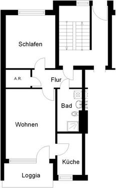 Foto - 2 Zimmer Etagenwohnung zur Miete in Osnabrück