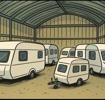 Stellplatz mieten Unterstand Halle für Wohnwagen Boot - Hude (Oldenburg)