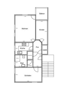 Foto - 3 Raum Wohnung im Carolagarten - 750,00&nbsp;EUR Kaltmiete, ca.&nbsp; 81,00&nbsp;m&sup2;