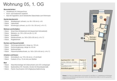 Foto - 1.5 Zimmer Etagenwohnung zur Miete in Nürnberg