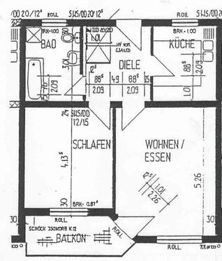 Foto - 2 Zimmer Etagenwohnung zur Miete in Mühlhausen (Thüringen)