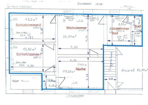 Foto - Etagenwohnung zur Miete in Rehden