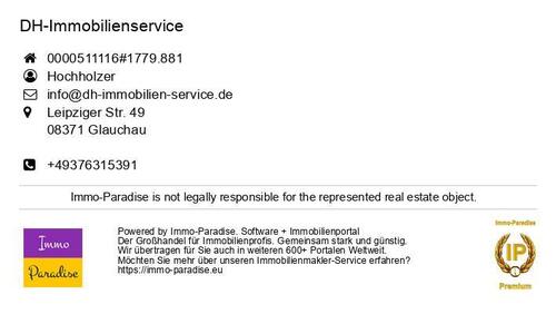 Foto - 1 Zimmer Dachgeschoßwohnung zur Miete in Zwickau