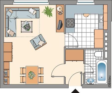 Foto - Erdgeschoßwohnung in Essen zur Miete