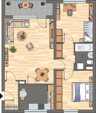Foto - 3 Zimmer Etagenwohnung zur Miete in Braunschweig