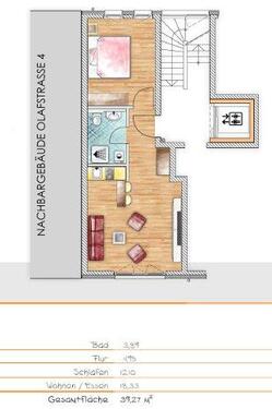 Foto - 2-Zimmer Studio mit besten Verkehrslage