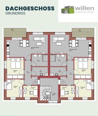 Foto - 3 Zimmer Dachgeschoßwohnung in Herzlake