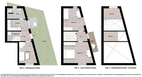 Foto - Maisonette-Neubau 3Zimmer 2Ebenen Erstbezug EBK Balkon Garten