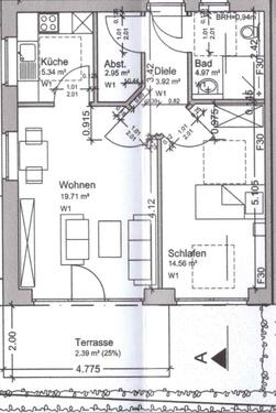 Foto - 2 Zimmer Erdgeschoßwohnung in Hörstel