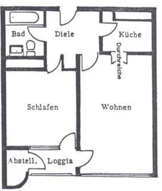 Foto - 2 Zimmer Etagenwohnung in Köln