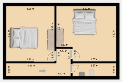 Foto - 3 Zimmer Maisonettenwohnung in Frauenstein