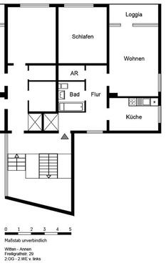 Foto - Etagenwohnung in Witten zur Miete