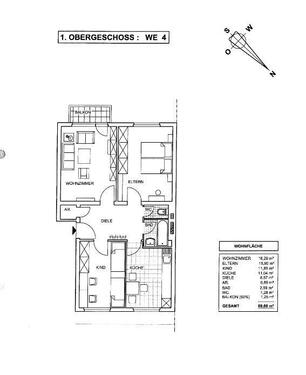 Foto - 3 Zimmer Etagenwohnung zum Kaufen in Düsseldorf