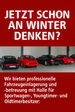 Foto - Fahrzeugeinlagerung,Stellplatz Sportwagen, Oldtimer & Youngtimer