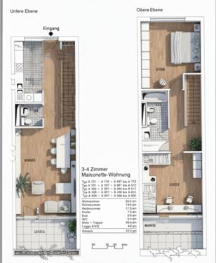 Foto - 3.5 Zimmer Maisonettenwohnung zum Kaufen in Düsseldorf