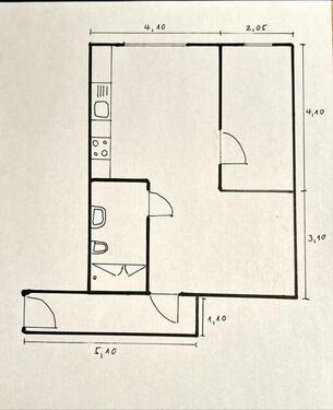 Foto - 1.5 Zimmer Etagenwohnung zur Miete in Emkendorf