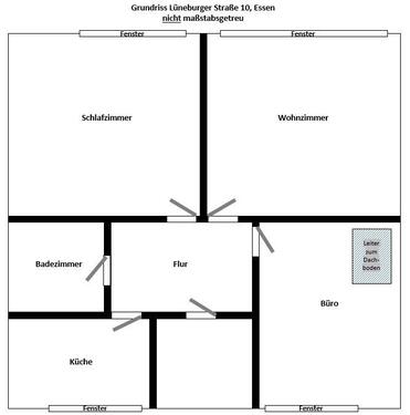Foto - Etagenwohnung in Essen zur Miete
