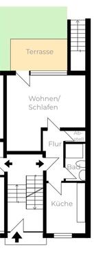 Foto - 1 Zimmer Etagenwohnung in Duisburg