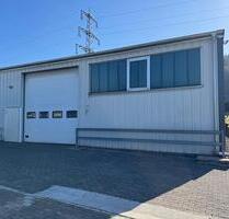 Merzig, Industriegebiet, nahe A8: Gut befahrbare Halle (ca. 343 m²) mit Außenfläche (ca. 300 m²)