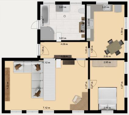 Foto - 4 Zimmer Etagenwohnung zur Miete in Frauenstein