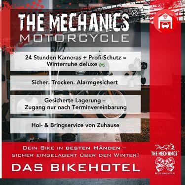Foto - Motorrad Einlagerung übern Winter in firmeneigenen Tiefgarage