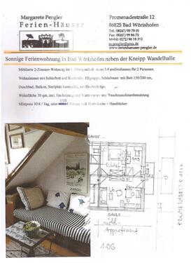 Foto - möblierte 2-Zimmer-Wohnung - 400,00 EUR Kaltmiete,