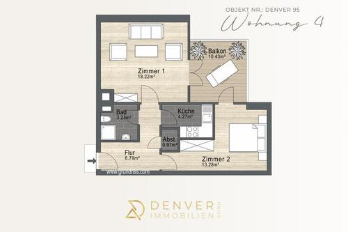 Foto - 2 Zimmer Etagenwohnung in Diepholz