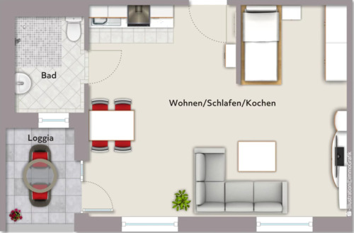 Foto - Etagenwohnung zur Miete in Amberg