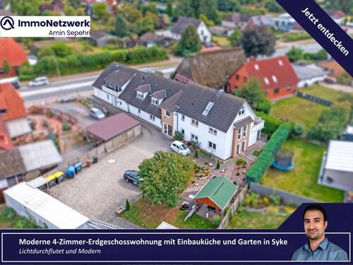 Foto - Moderne 4-Zimmer-Erdgeschosswohnung mit Einbauküche und Garten in Syke