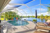 Foto - Villa Key West in Cape Coral, Florida, USA - direkt am Wasser