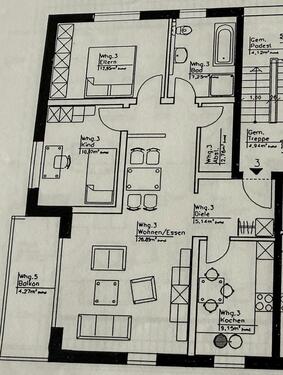 Foto - 3 Zimmer Etagenwohnung in Hemer