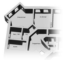 stilvolle 2-Raumwohnung mit Erkerzimmer Nähe Steintor - Halle (Saale) Büschdorf