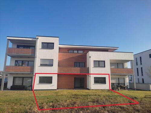 Foto - Exklusive 2‑Zi.‑Neubauwohnung mit offenem Wohnkonzept und Garten