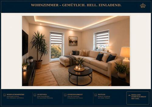 Foto - Hochwertige 3-Zimmer-Wohnung mit EBK, Parkett & Garten in Taura