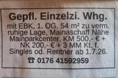 Foto - gepflegte Einzimmerwohnung in Mainaschaff, nähe Mainparkcenter