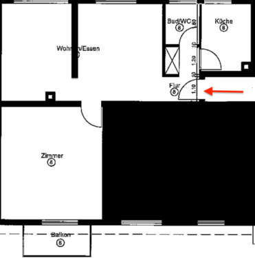 Foto - Gepflegte 3-Zimmer-Wohnung mit Balkon in Stuttgart-Wangen
