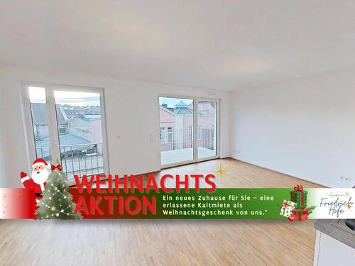 Foto - Perfekt für Singles: 1-Zimmer-Apartment mit BALKON und EBK im Neubauquartier 'Großherzog Friedrich Höfe'