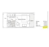 Nähe Kurgebiet:Gepflegtes 1-Zimmer- Appartment - Erdgeschoss - Kirchham