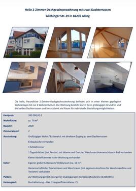 Foto - Helle 2-Zimmer-Dachgeschosswohnung